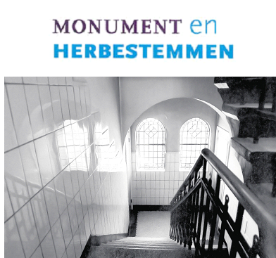 Monumentaal trappenhuis in het Franse Klooster te Sittard.